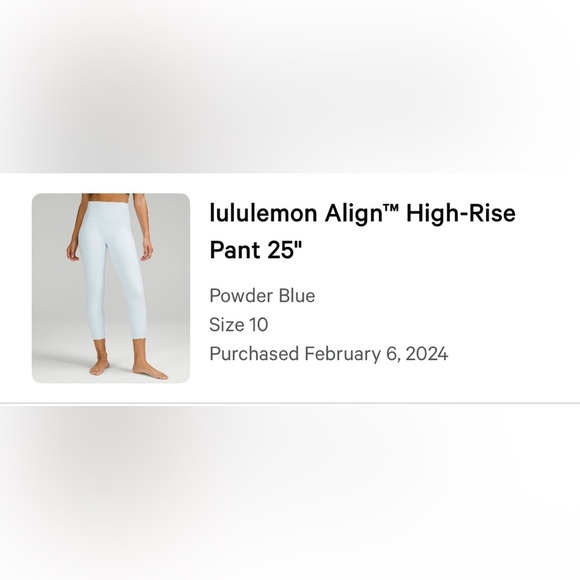 Lululemon Align High-Rise Pant 25” - Picture 3 of 17